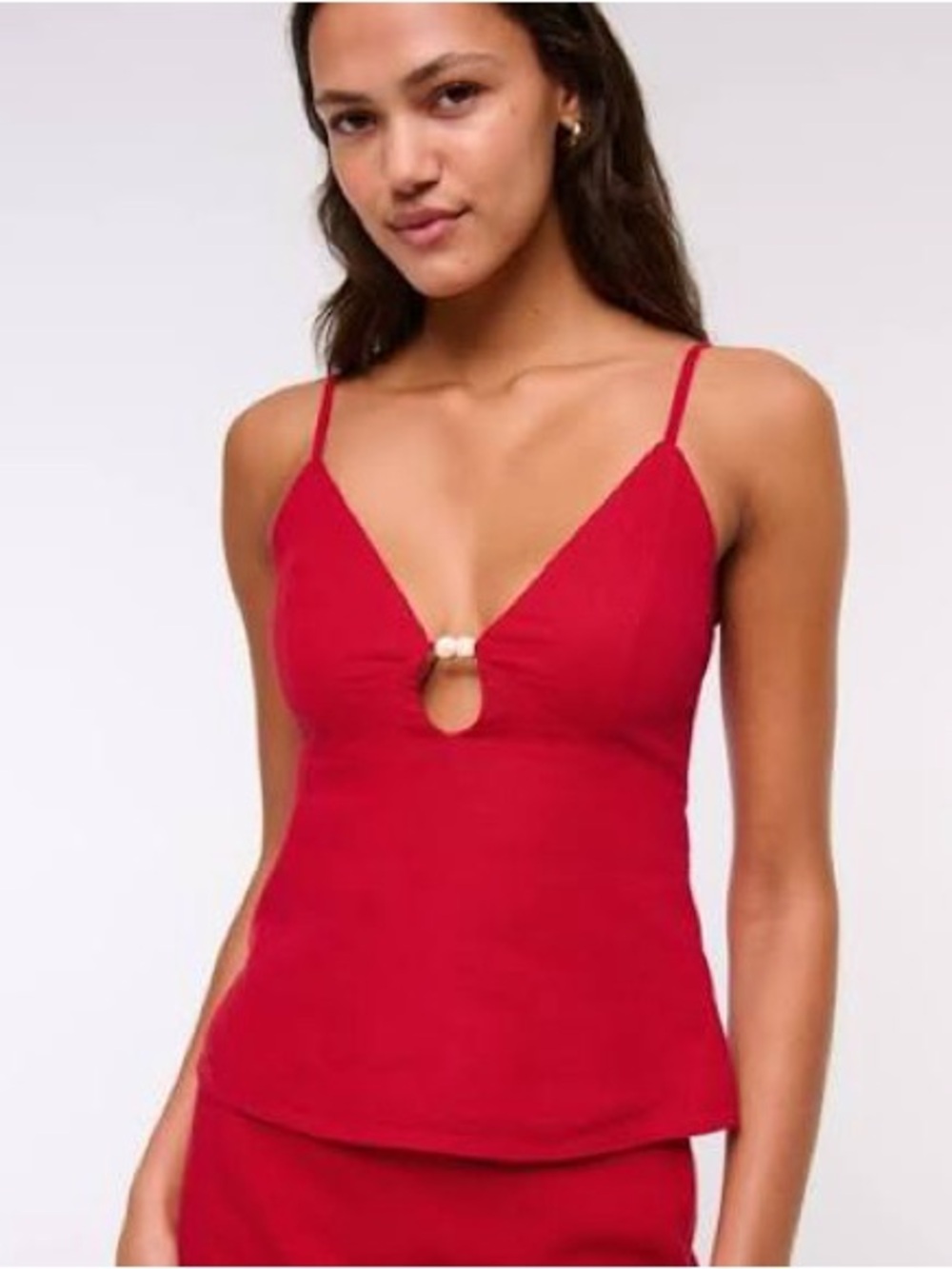 Abercrombie & fitch beaded tank top